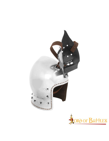 Bacinete Battle-Ready con visera,...