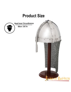 Normannischer Helm mit Nasen- und Kettenhemd 2