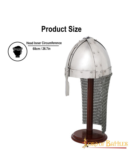 Normannischer Helm mit Nasen- und...