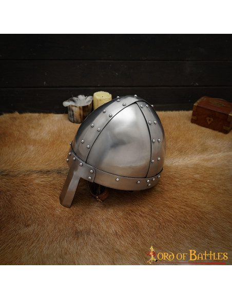 Casco vikingo con nasal Spanghelm,...