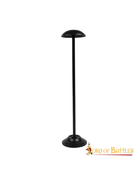 Stativ af jern til hjelme, højde 63,5...