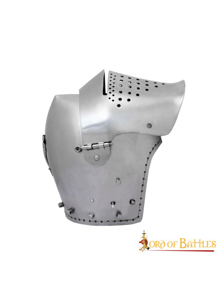 Middelalderbasinette med visir,...