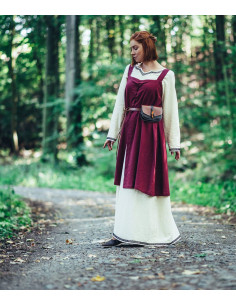 Wikinger-Wappenrock Inka-Modell, rote Farbe 2