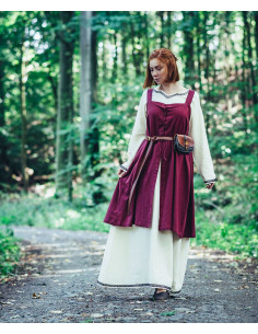 Wikinger-Wappenrock Inka-Modell, rote Farbe
