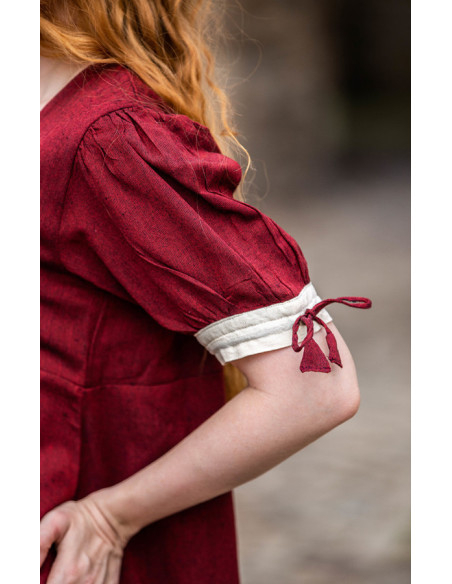 Vestido medieval verano con cordones