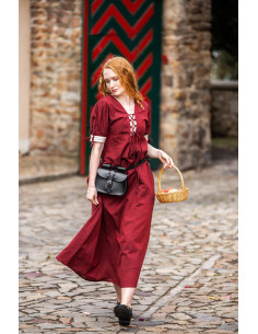 Vestido medieval verano con cordones