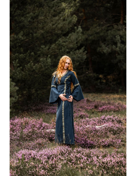 Vestido medieval mujer Azul
