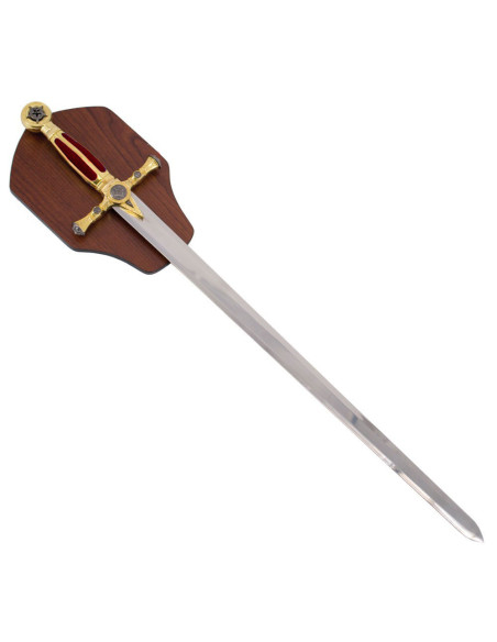 Kadet frimurersværd med støtte (79 cm.)