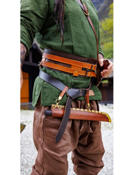 Túnica vikinga Ivar, verde