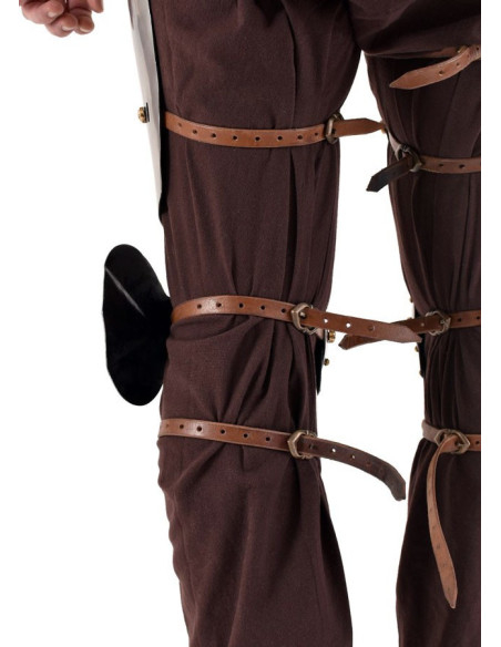 Armadura medieval para piernas y...