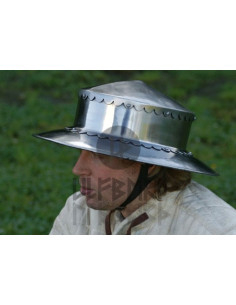 Casco medieval Kettle, siglo XIV 2