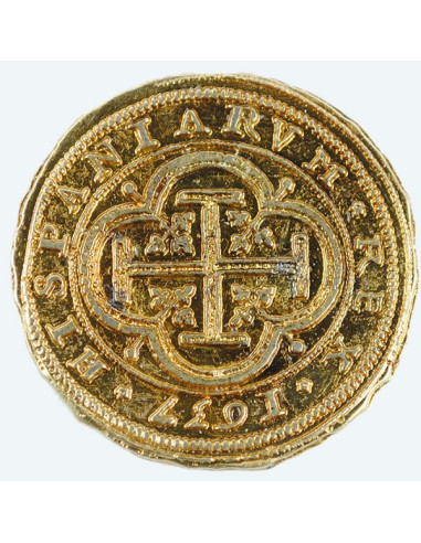 Gouden munt van 100 escudos, 4 cm.