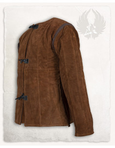 Mittelalterlicher Gambeson aus Wildleder, Modell Aulber,... 2