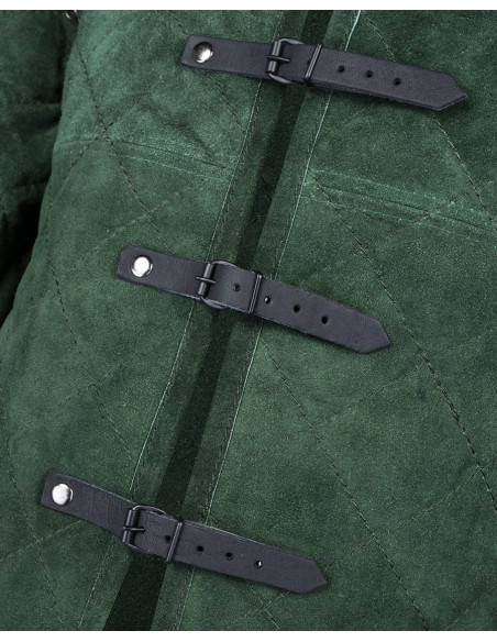 Middelalderlig ruskind gambeson model...