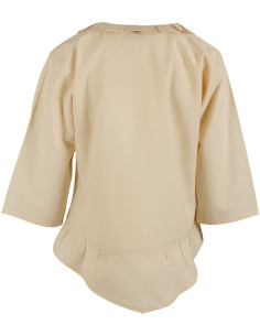 Middelalderlig bomuldsbluse model Josefina, creme 2