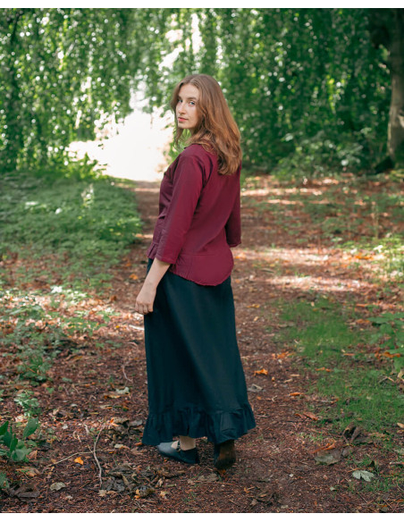 Middeleeuwse katoenen blouse model...