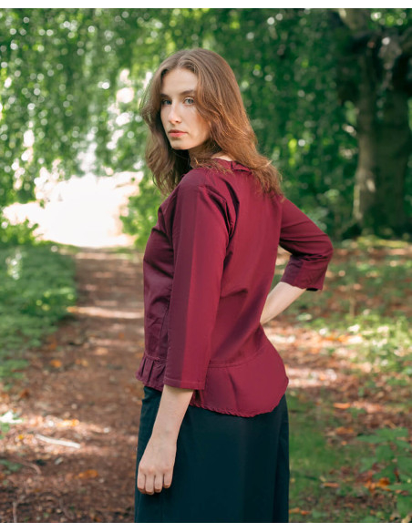 Middelalderlig bomuldsbluse model...