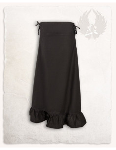 Falda medieval algodón modelo Nelly, color negro