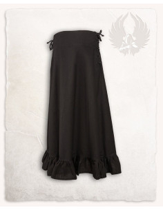 Falda medieval algodón modelo Nelly, color negro 2