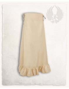 Falda medieval algodón modelo Nelly, color crema
