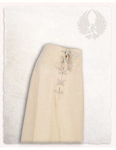 Falda medieval algodón modelo Nelly, color crema 2
