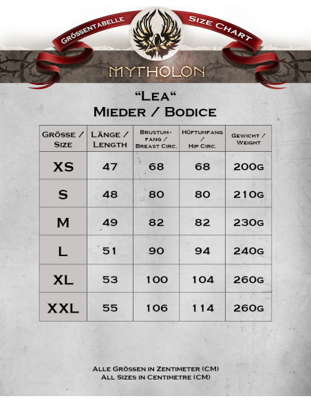 Pirat kvinders bustier model Lea, sort