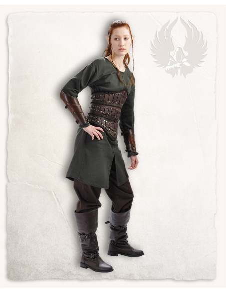 Corpiño medieval cuero modelo...