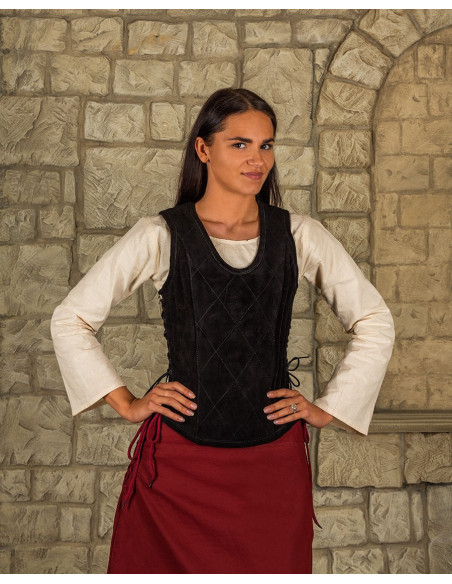 Corpiño medieval cuero modelo Lucy,... Corpiño medieval cuero modelo Lucy,...