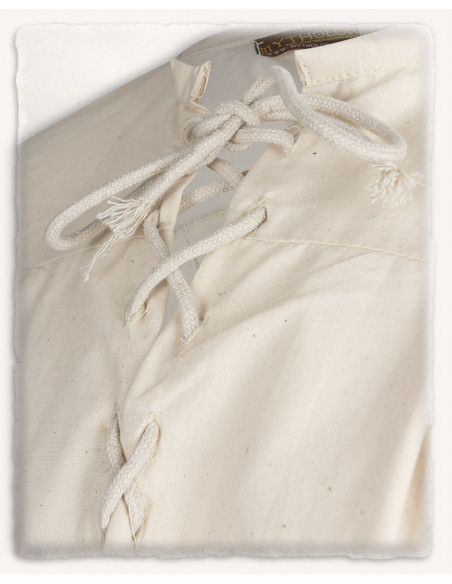 Simon middelalderlig bomuldsskjorte,...