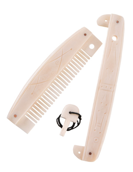 Peine medieval en hueso (12 cm.)