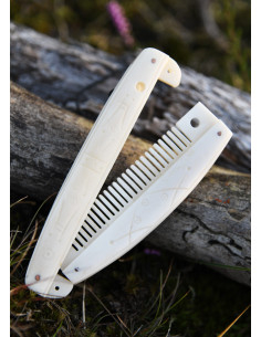 Mittelalterlicher Knochenkamm (12 cm) 2