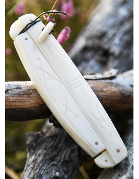 Peine medieval en hueso (12 cm.)