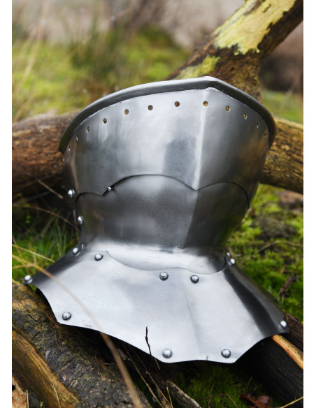 Gotische middeleeuwse halskraag en...