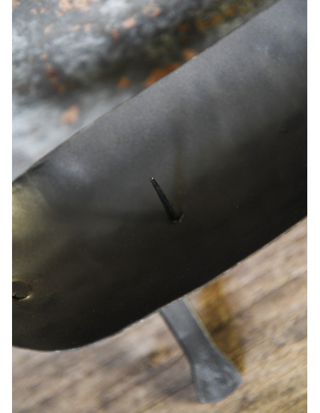 Vikingeskib lysestage, smedejern