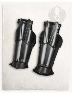 Middeleeuwse Fafnir-model bracers, gezwarte afwerking 2