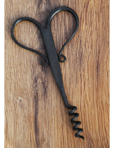 Sacacorchos medieval forjado a mano (16 cm.) 2