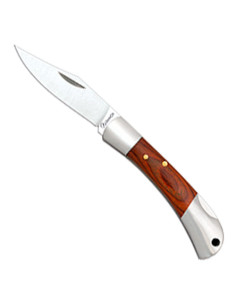 Merk Albainox mes met rood uithoudingsvermogen slot (5 cm.)