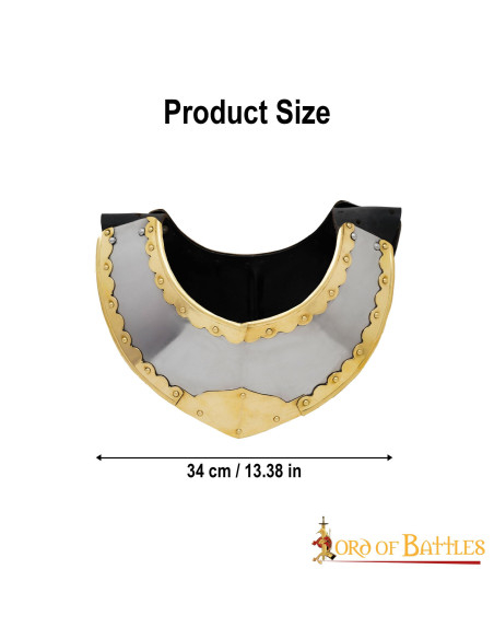 Gorjal medieval acero modelo Húsar...