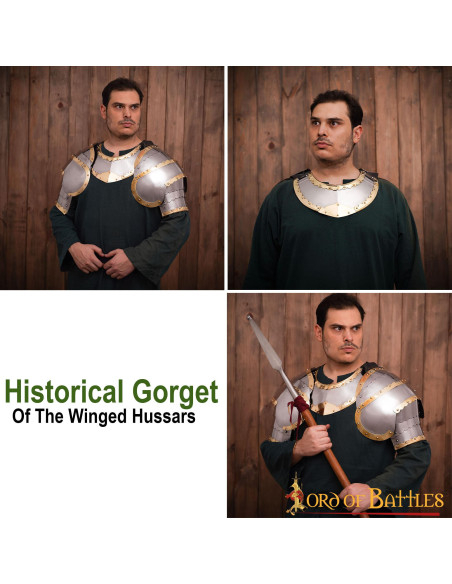 Middelalderlig stålkløft Hussar model...