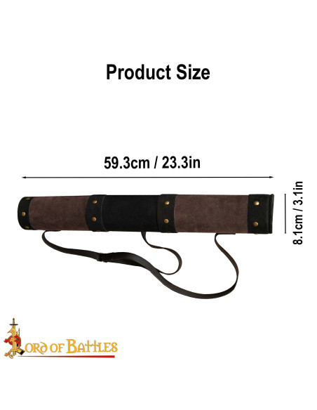 Carcaj medieval cuero, modelo...