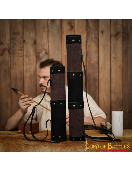 Middelalderkogger i læder, archer...