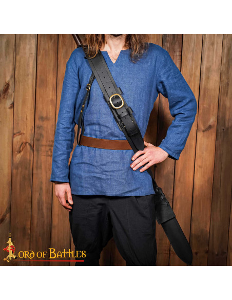 Vaina medieval cuero para la espalda,...