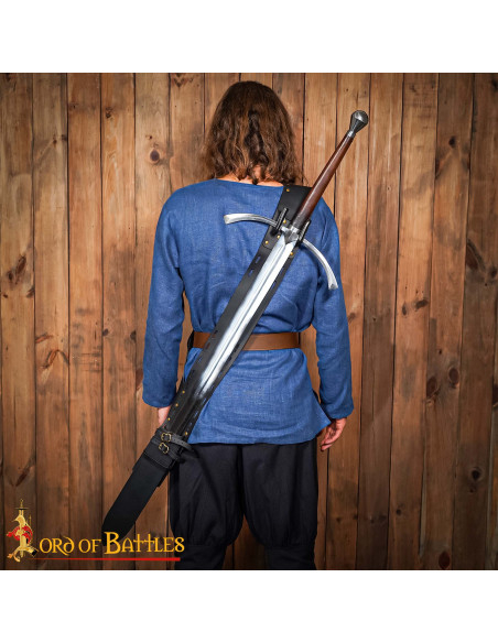 Vaina medieval cuero para la espalda,...