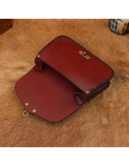 Bolso de cuero cruz celta repujada,... Bolso de cuero cruz celta repujada,...