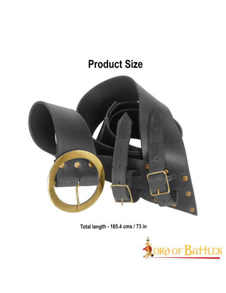 Baldric mit Schwertgürtel aus...