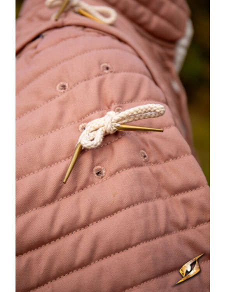 Middelalderlig ridderlig gambeson i...