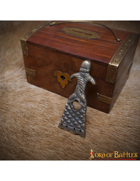 Punta cinturón medieval latón edad...