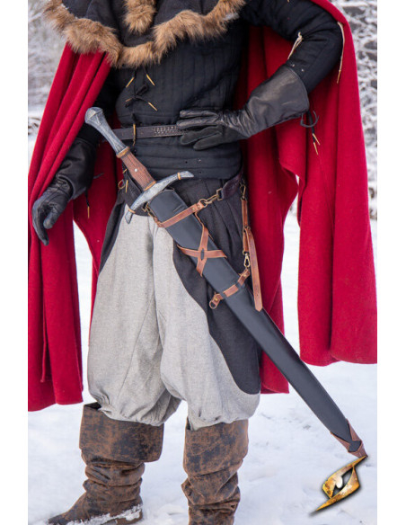 Funda con cinturón para espadas cuero...