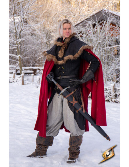 Funda con cinturón para espadas cuero...