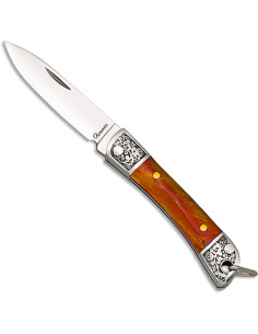 Albainox orange akryl lommekniv (5,50 cm)